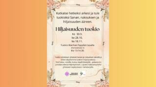 Hiljaisuuden tuokion mainos